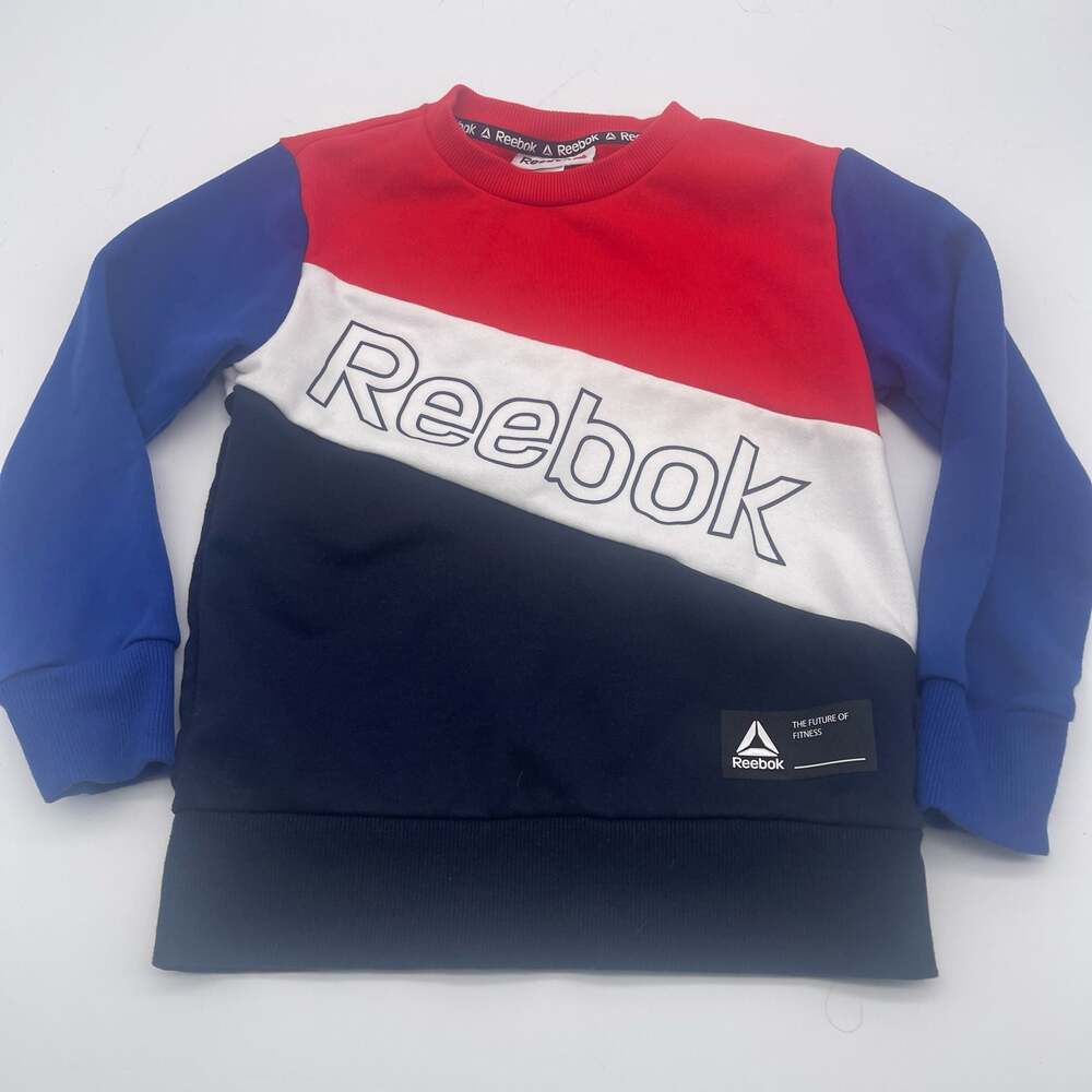 Reebok Colorblock Crewneck Sweatshirt Youth Size 4/5 XS
